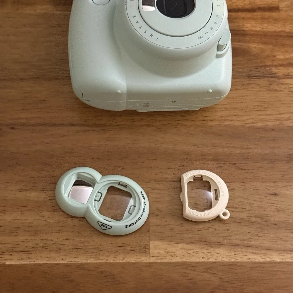 Fujifilm Instax Mini‎ 9 Instant Film Camera Ice Blue Tested Working GC-6587 Case